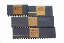 Микросхемы керамические импортные, позолоченные выводы