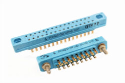 Разъём типа РПМ23 розетка, позолоченные