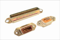 Разъём типа РПМ7 розетка и вилка, позолоченные