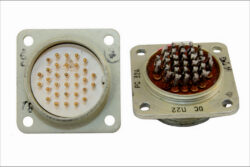 Разъём типа РС вилка, позолоченные