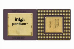 Процессоры керамические с двумя желтыми подложками